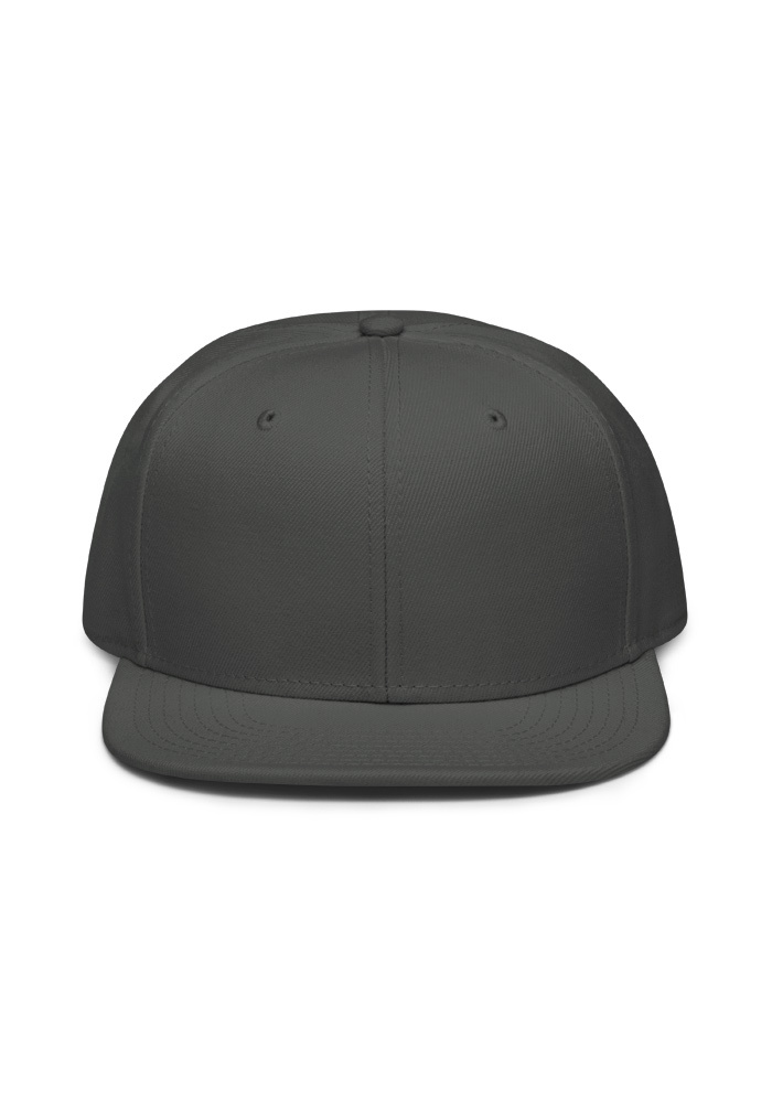 Charcoal Gray snapback with BROOKLYN design