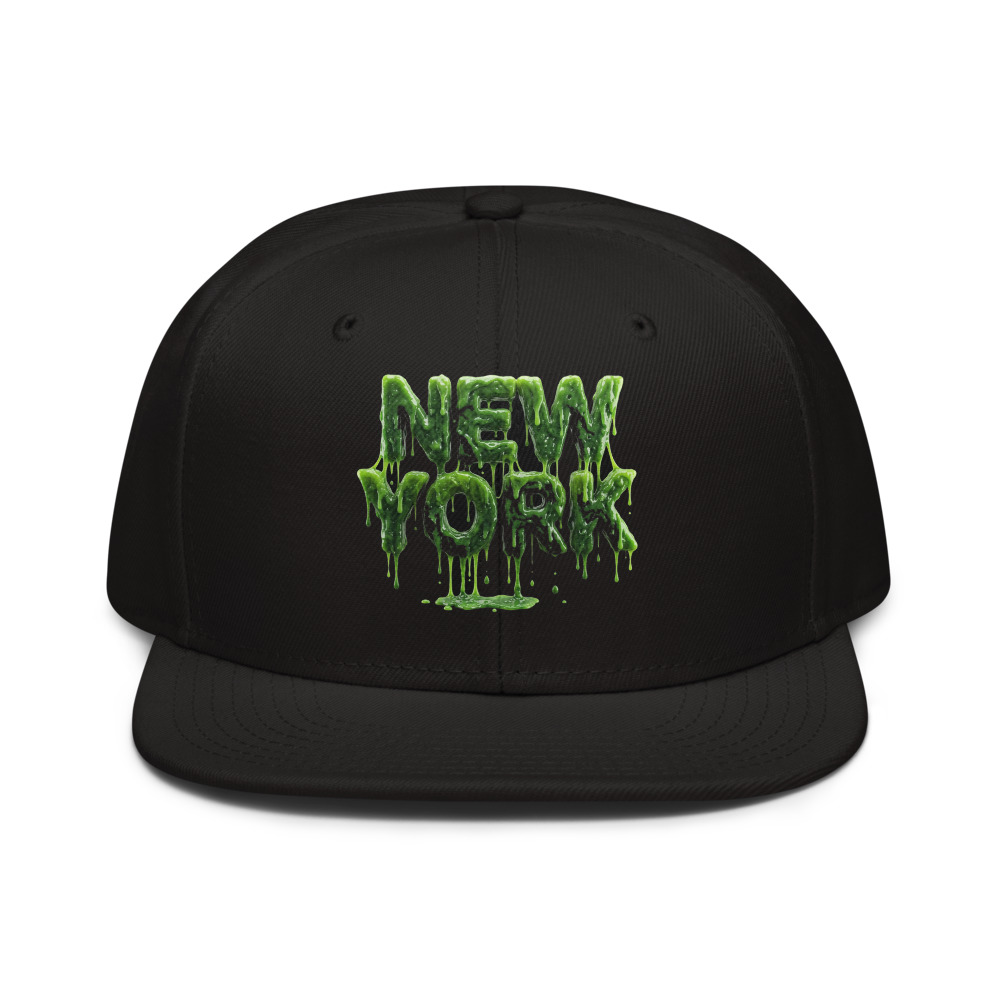 Black snapback with NEW YORK design